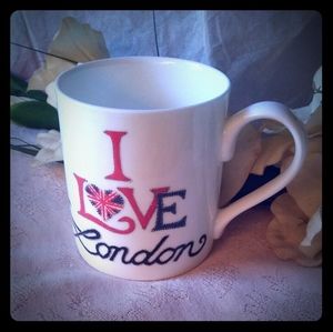 Vintage "I Love London" Porcelain Mug